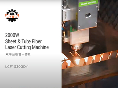 2000 Watt Laserschneidemaschine mit Tafel-Blatt- und Rohrlaserschneidemaschine