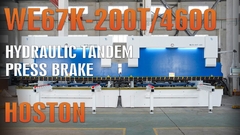 Maschinelle Anzeige der hydraulischen TANDEM-BESICHTBREMSE